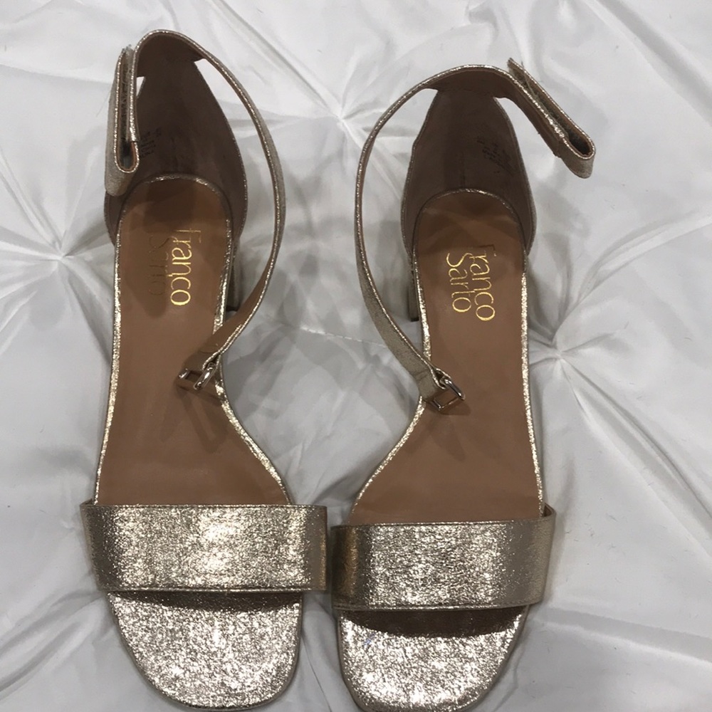 FRANCO SARTO Gold Sandals